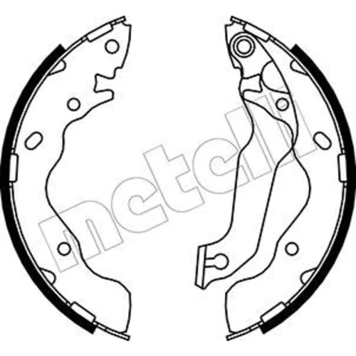 Sada brzdových čeľustí METELLI 53-0176