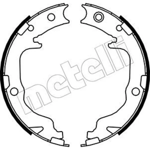 Sada brzd. čeľustí parkov. brzdy METELLI 53-0362