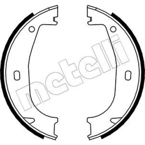 Sada brzd. čeľustí parkov. brzdy METELLI 53-0016