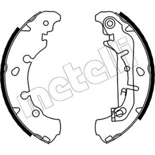 Sada brzdových čeľustí METELLI 53-0136