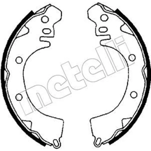 Sada brzdových čeľustí METELLI 53-0252