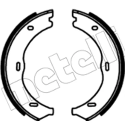 Sada brzd. čeľustí parkov. brzdy METELLI 53-0725