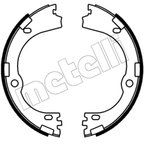 Sada brzd. čeľustí parkov. brzdy METELLI 53-0752