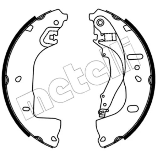 Sada brzdových čeľustí METELLI 53-0764