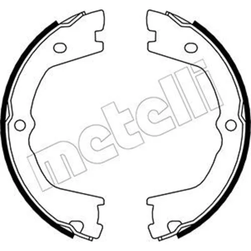 Sada brzd. čeľustí parkov. brzdy METELLI 53-0086