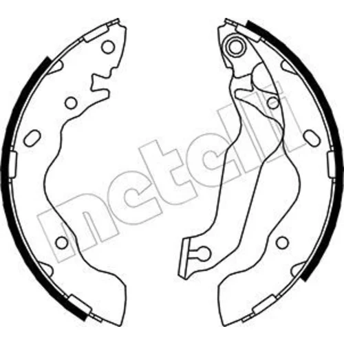 Sada brzdových čeľustí METELLI 53-0171