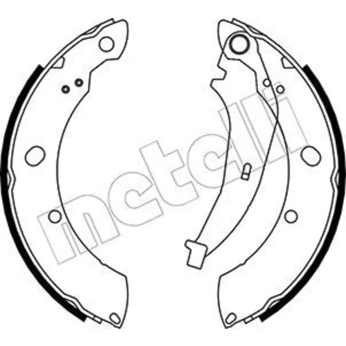 Sada brzdových čeľustí METELLI 53-0481