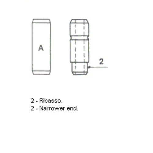 Vodítko ventilu METELLI 01-1893