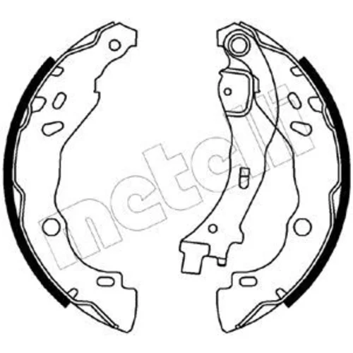 Sada brzdových čeľustí METELLI 53-0085