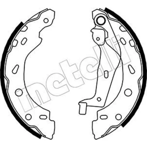 Sada brzdových čeľustí METELLI 53-0237