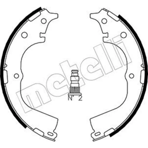 Sada brzdových čeľustí METELLI 53-0426