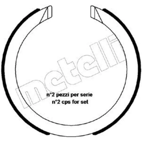 Sada brzd. čeľustí parkov. brzdy METELLI 53-0483