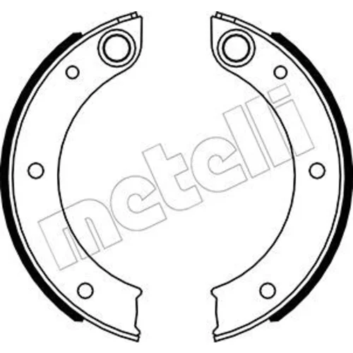 Sada brzd. čeľustí parkov. brzdy METELLI 53-0620