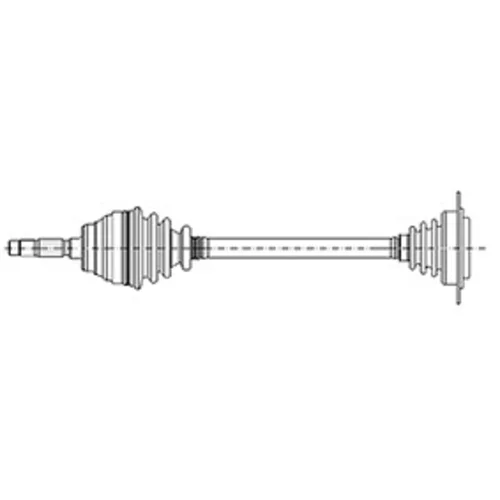 Hnací hriadeľ METELLI 17-0424 - obr. 1