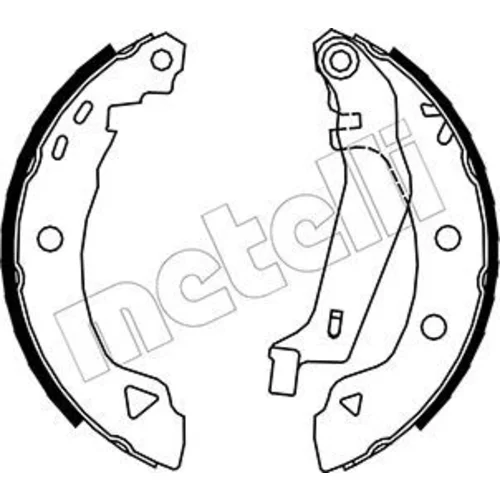 Sada brzdových čeľustí METELLI 53-0002Y
