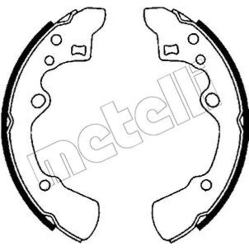 Sada brzdových čeľustí METELLI 53-0205