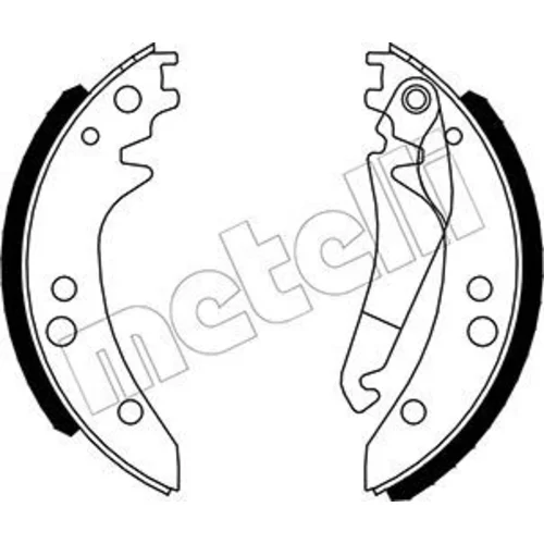 Sada brzdových čeľustí METELLI 53-0238