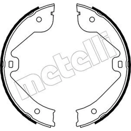 Sada brzd. čeľustí parkov. brzdy METELLI 53-0244