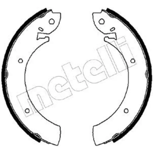 Sada brzdových čeľustí METELLI 53-0342