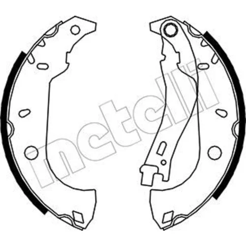 Sada brzdových čeľustí METELLI 53-0067