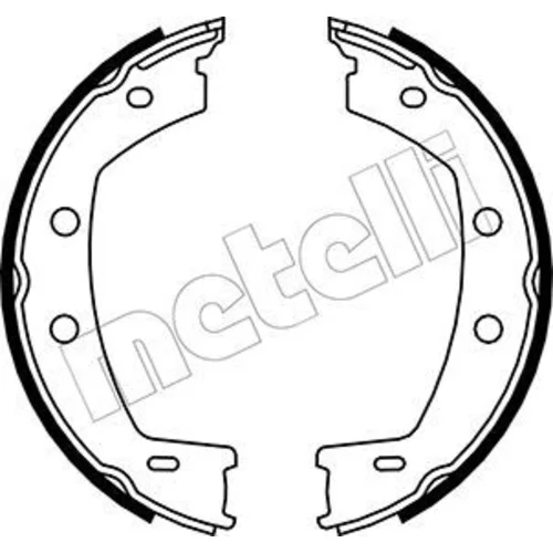 Sada brzd. čeľustí parkov. brzdy METELLI 53-0374