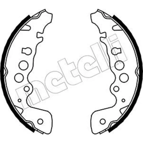 Sada brzdových čeľustí METELLI 53-0401
