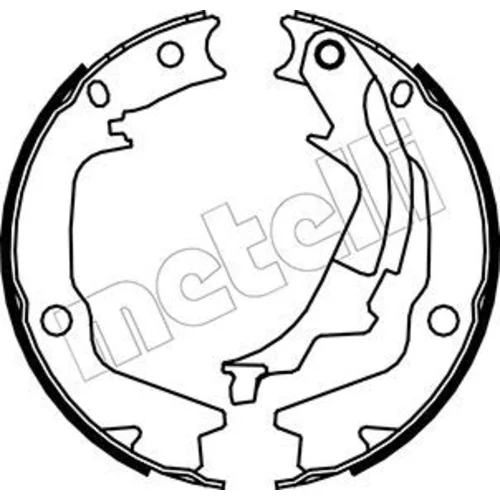 Sada brzd. čeľustí parkov. brzdy METELLI 53-0186