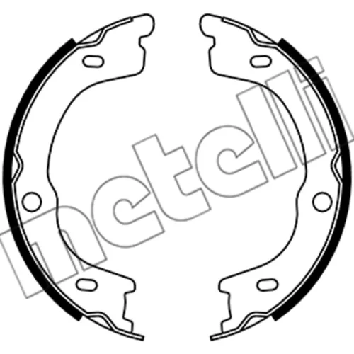 Sada brzd. čeľustí parkov. brzdy METELLI 53-0740