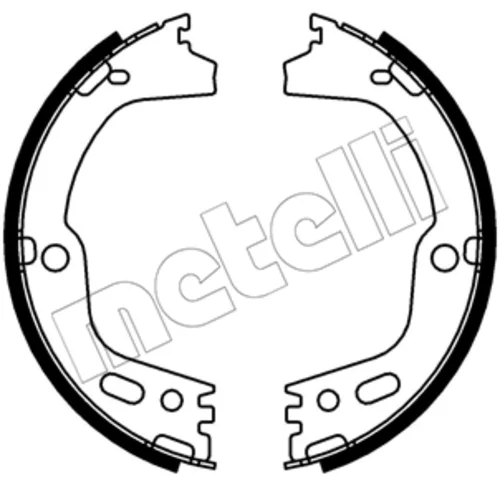 Sada brzd. čeľustí parkov. brzdy METELLI 53-0756