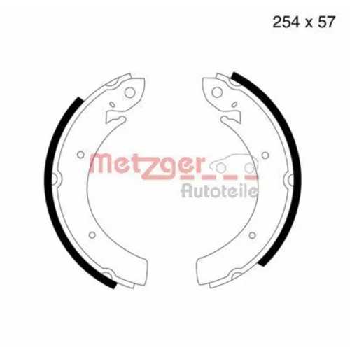 Sada brzdových čeľustí METZGER MG 809