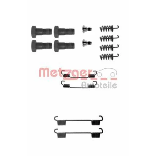 Sada príslušenstva čeľustí parkovacej brzdy METZGER 105-0716