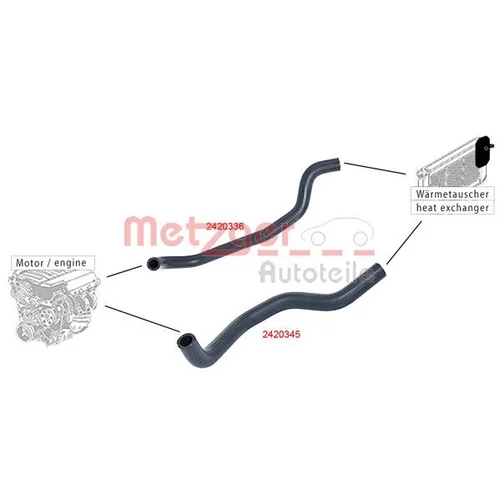 Hadica chladenia 2420345 /METZGER/ - obr. 1