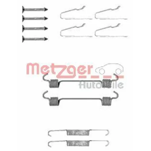 Sada príslušenstva čeľustí parkovacej brzdy METZGER 105-0808