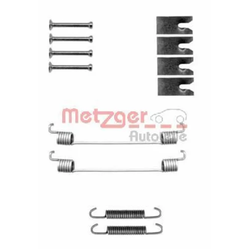 Sada príslušenstva brzdovej čeľuste METZGER 105-0827