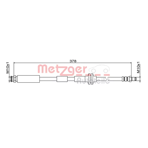 Brzdová hadica METZGER 4111800