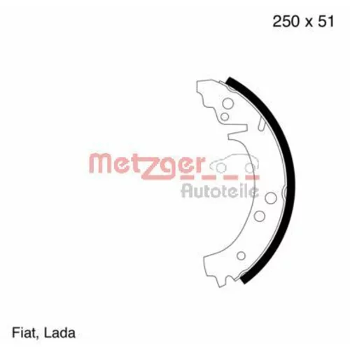 Sada brzdových čeľustí METZGER MG 351