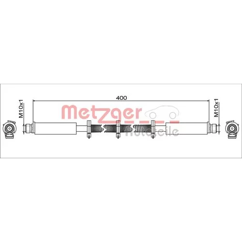 Brzdová hadica METZGER 4111748