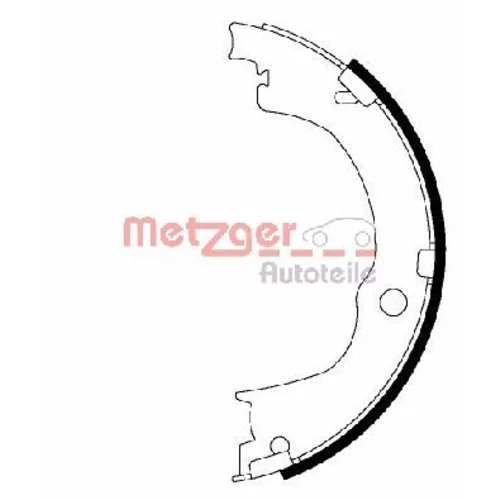 Sada brzd. čeľustí parkov. brzdy METZGER MG 230