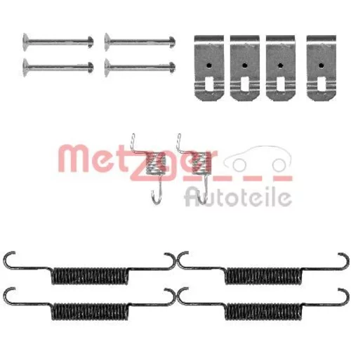 Sada príslušenstva čeľustí parkovacej brzdy METZGER 105-0895