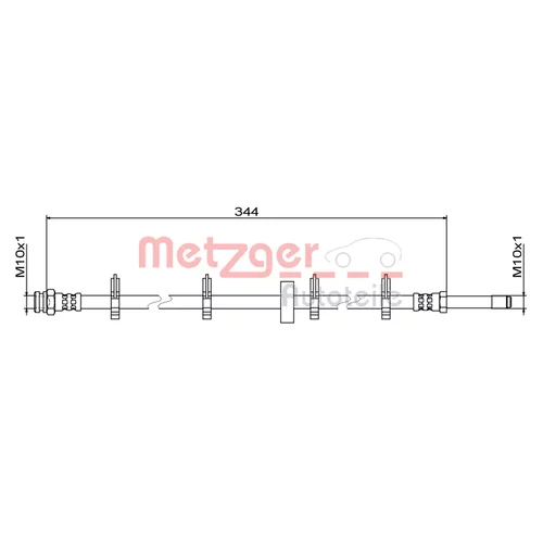 Brzdová hadica METZGER 4111499