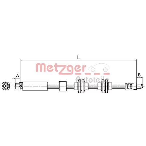 Brzdová hadica METZGER 4110143