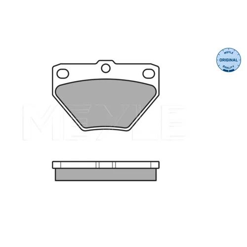 Sada brzdových platničiek kotúčovej brzdy MEYLE 025 235 2114/W - obr. 1