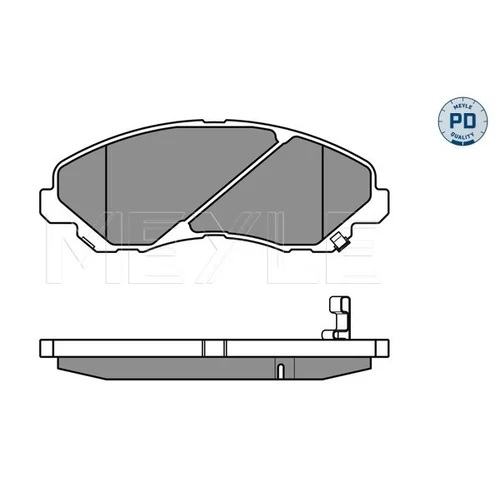 Sada brzdových platničiek kotúčovej brzdy MEYLE 025 235 8416/PD - obr. 3