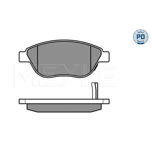Sada brzdových platničiek kotúčovej brzdy MEYLE 025 239 8119/PD - obr. 2