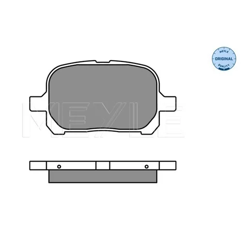 Sada brzdových platničiek kotúčovej brzdy MEYLE 025 235 1317 - obr. 1