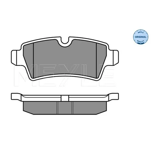 Sada brzdových platničiek kotúčovej brzdy 025 242 8917 /MEYLE/ - obr. 2
