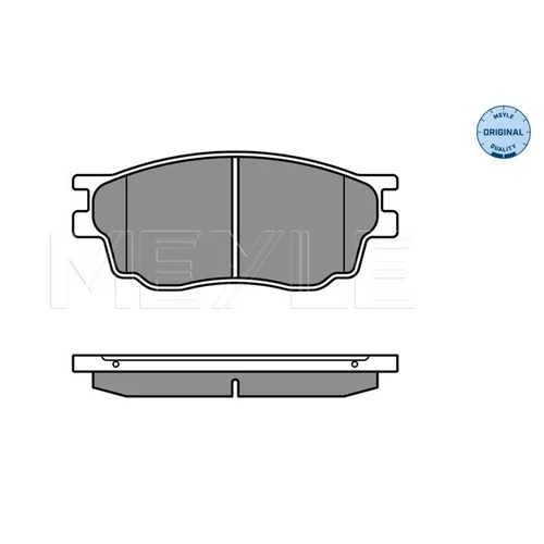 Sada brzdových platničiek kotúčovej brzdy MEYLE 025 242 4616/W - obr. 1