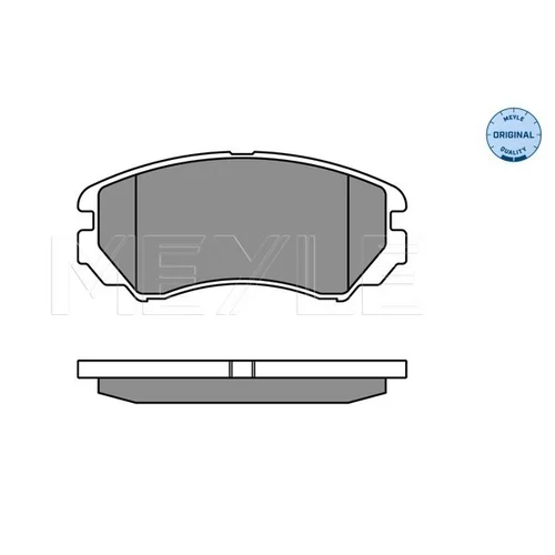 Sada brzdových platničiek kotúčovej brzdy 025 238 9116/W /MEYLE/ - obr. 1
