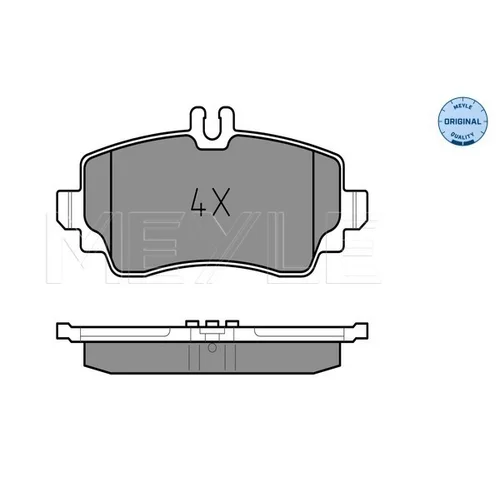 Sada brzdových platničiek kotúčovej brzdy MEYLE 025 239 0319 - obr. 1