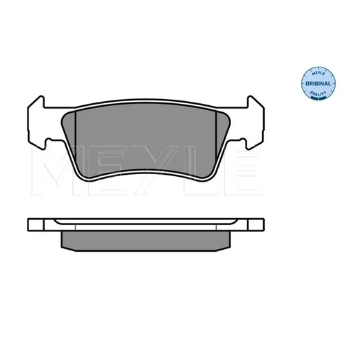 Sada brzdových platničiek kotúčovej brzdy MEYLE 025 243 6719/W - obr. 3